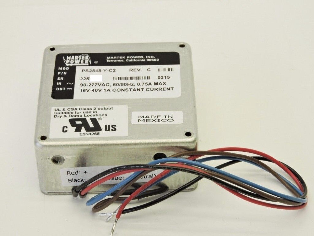 LED Driver Module Power Supply 90-277VAC IN, 16V-40V OUTPUT, 1A New