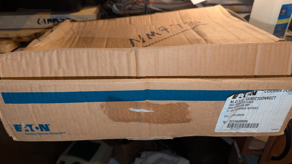Eaton 35 kV Class M.O.V.E. DirectConnect™ Elbow Arrester DCEA635M36 NIB