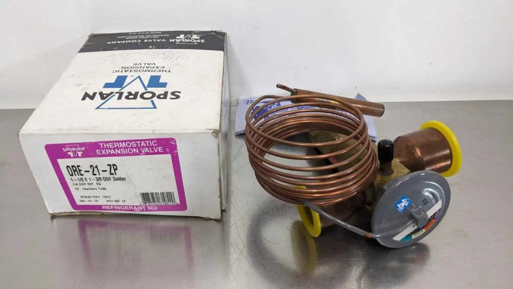 Sporlan ORE-21-ZP Thermostatic Expansion Valve R-502 124613 1-1/8 x 1-3/8 ODF...