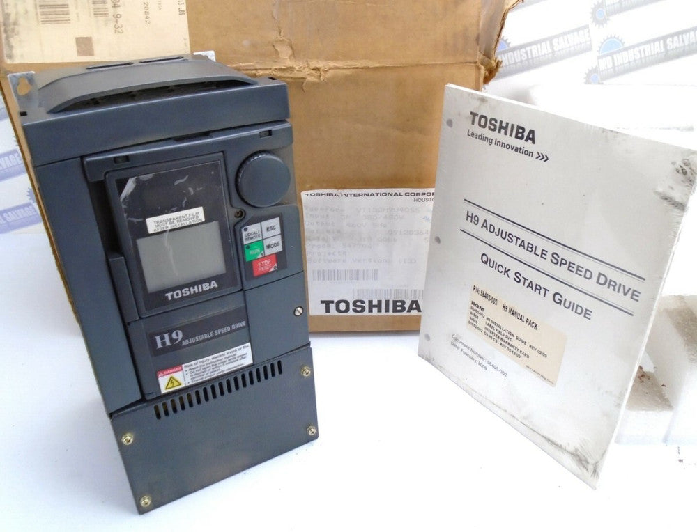 Toshiba - VT130H9U4055 - H9 ADJUSTABLE SPEED DRIVE - 460V, 5HP, 3PH (NEW in BOX)