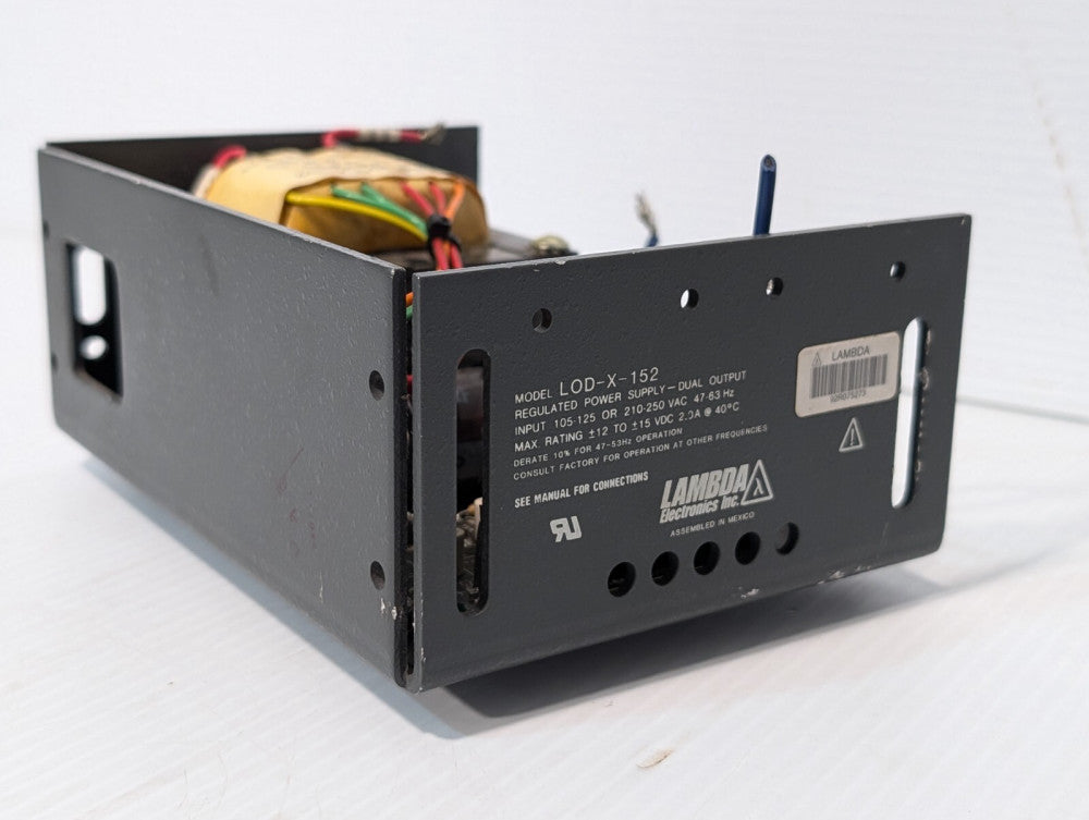 Lambda LOD-X-152 Regulated Power Supply Dual Output 105-125 or 210-250 VAC