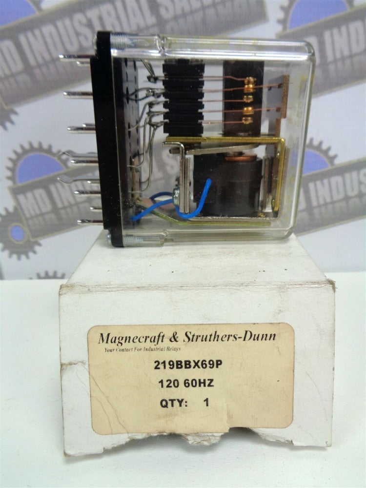 Magnecraft & Struthers-Dunn GENERAL PURPOSE RELAY 219BBX69P (NEW in BOX)