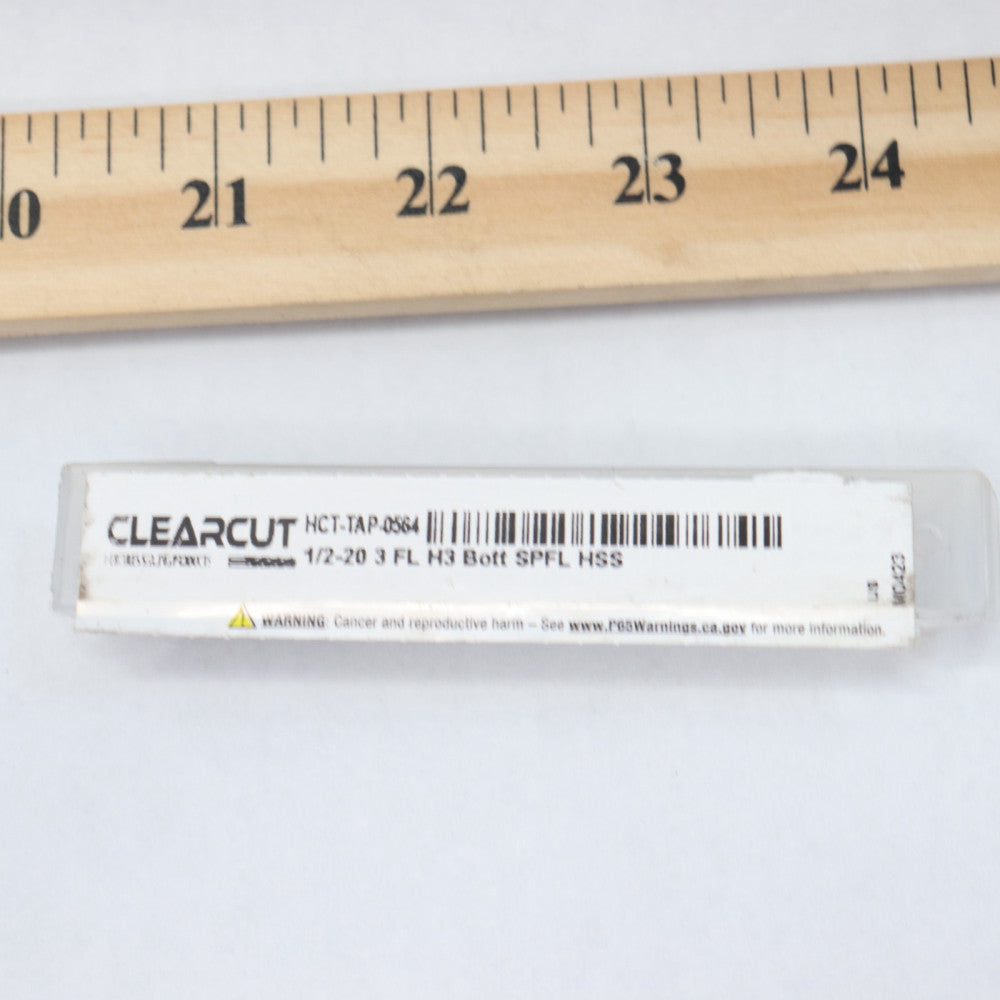 Hercules Products Spiral Flute Hand Taps 3.380" HCT-TAP-0564