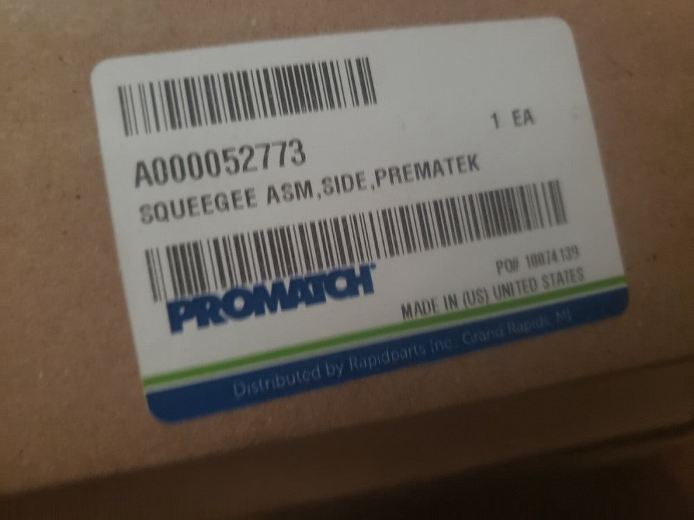 CATERPILLAR PROMATCH SQUEEGEE ASM, SIDE, PREMATEK FOR FORKLIFTS, ETC. A000052773