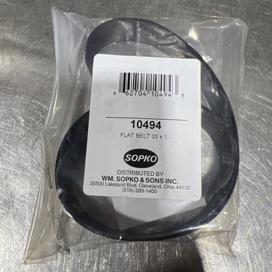 10494  SOPKO  FLAT BELT 33x1 Nos Surplus