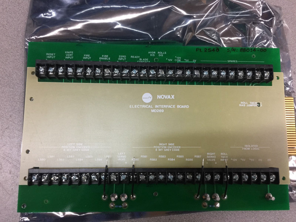 NEW IN BOX NOVAX ELECTRICAL INTERFACE BOARD MD269
