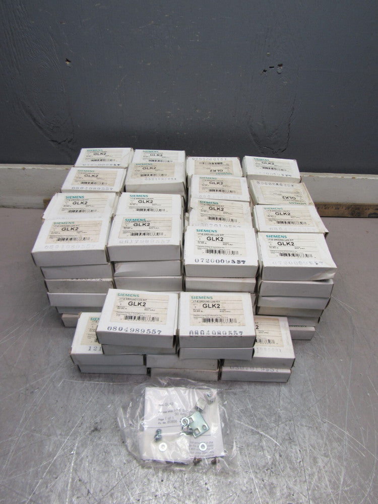 HUGE LOT 107-PIECES SIEMENS GROUND LUG KITS GLK2 30-60AMP 600VAC NEW IN THE BOX