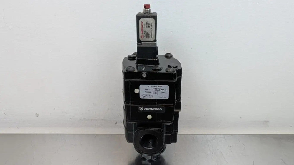 Norgren P74F-4AC-PFB Solenoid Valve 13J 24VDC Coil 150 PSIG