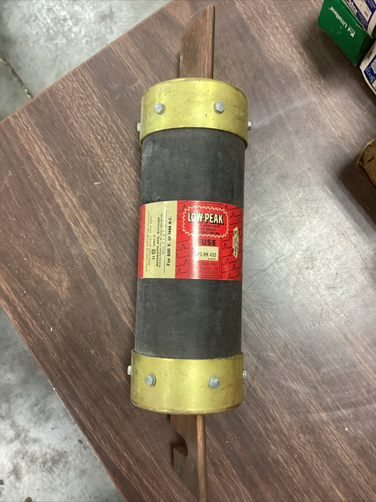Bussmann Low-Peak 450 Amp Fuse 600 Volts LPS-RK-450 LPSRK450