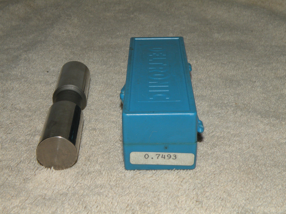 DELTRONIC PRECISION INSPECTION PLUG GAGE GAUGE .7493"