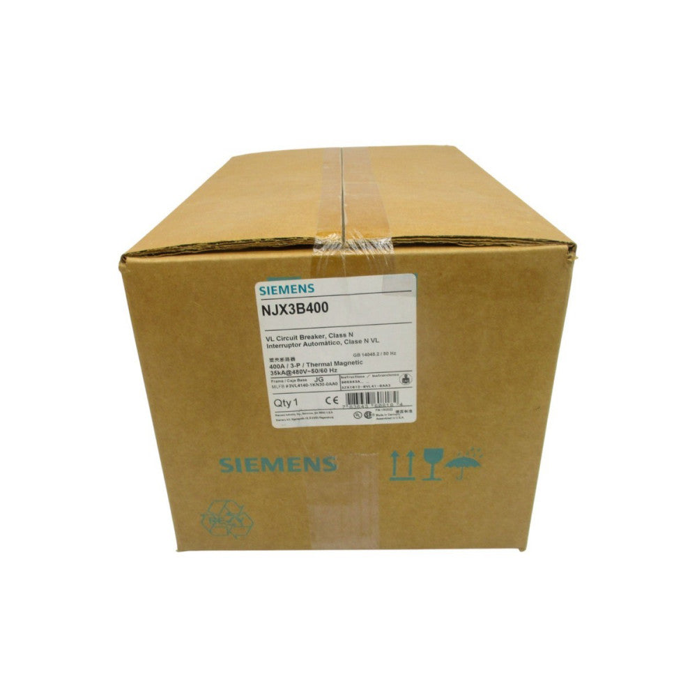 SIEMENS NJX3B400 3VL4140-1KN30-0AA0 480V 400A NSFS