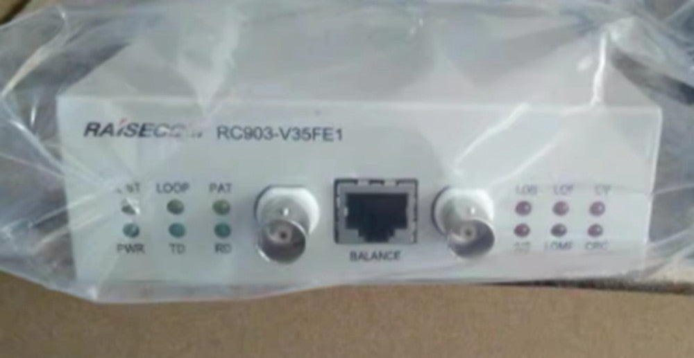 One Brand New RAISECOM RC903-V35FE1-AC Protocol Converter 2E1 to V35