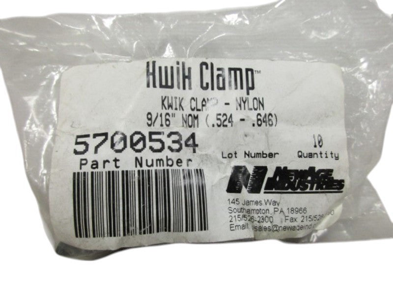 NSNP AGE INDUSTRIES 5700534 KWIK CLAMP (PACKAGE OF 10) NSMP