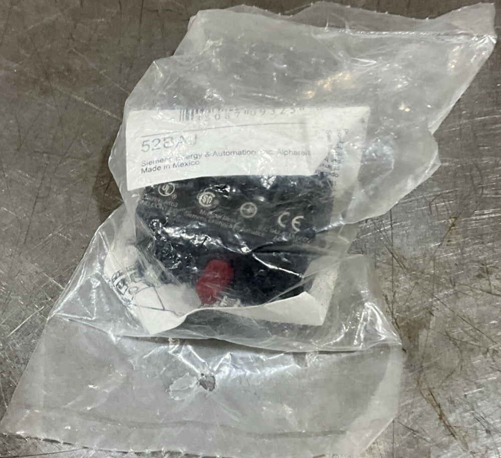 52BAJ SIEMENS CONTACT BLOCK 1NC AUX CONTACT