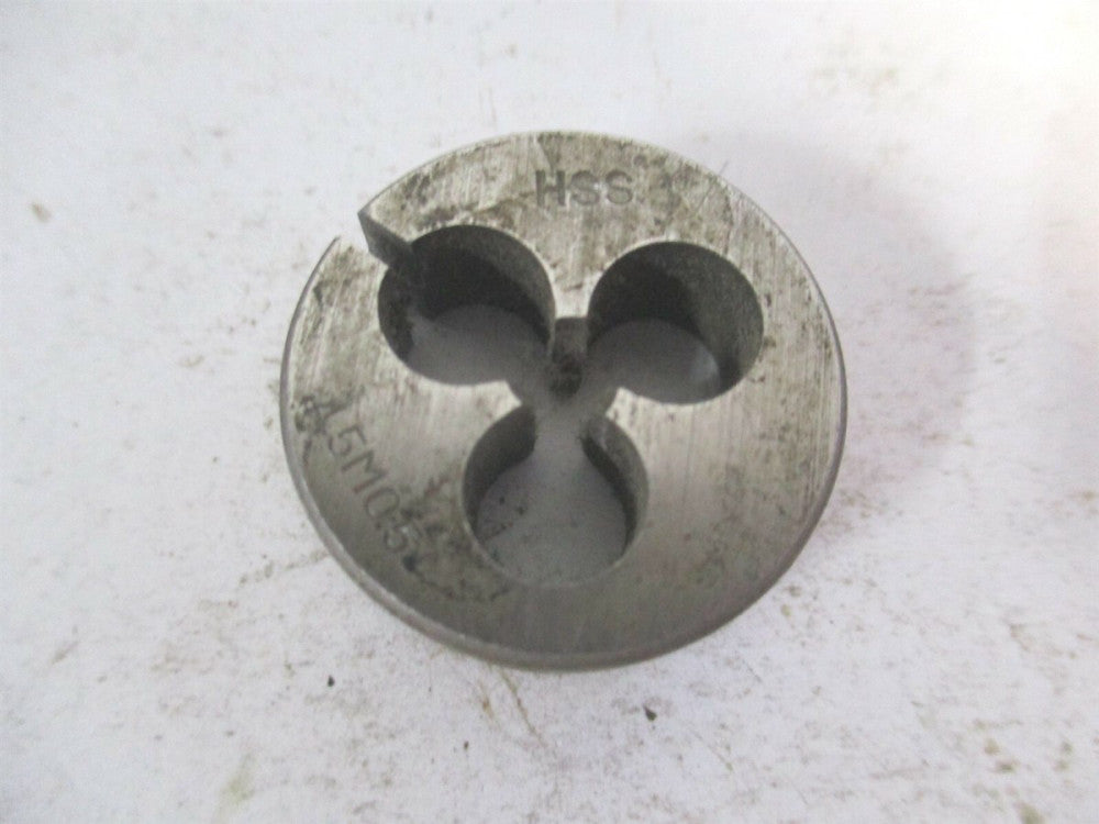 4.5M - 0.5 High Speed Steel Round Adjustable Screw Die 