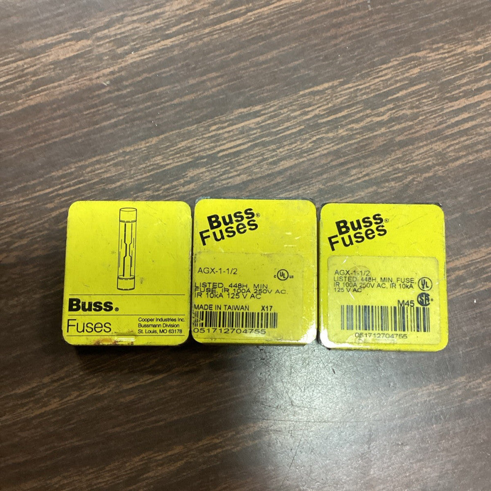 BUSS FUSES AGC 1 1/2 Pack Of 14
