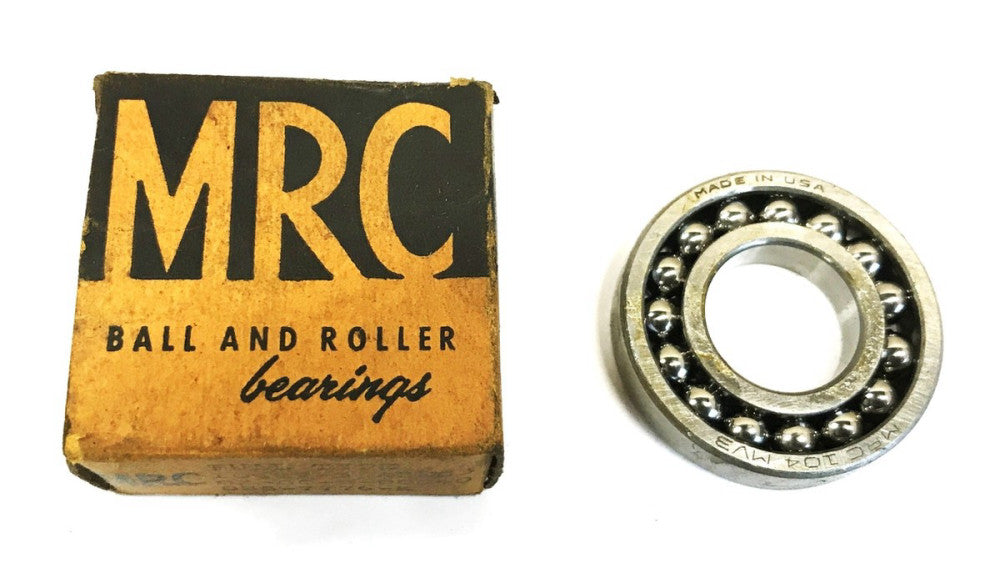 MRC Single Row Ball Bearing 104-MV3 NOS