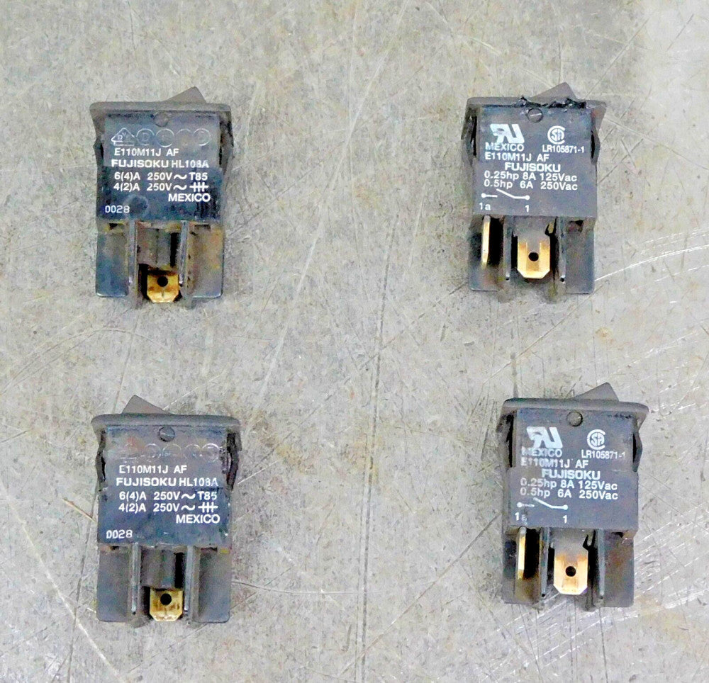 Fujisoku HL108A Rocker Switch E110M11J AF  Lot of Four (4) Fits Kobelco PC-350