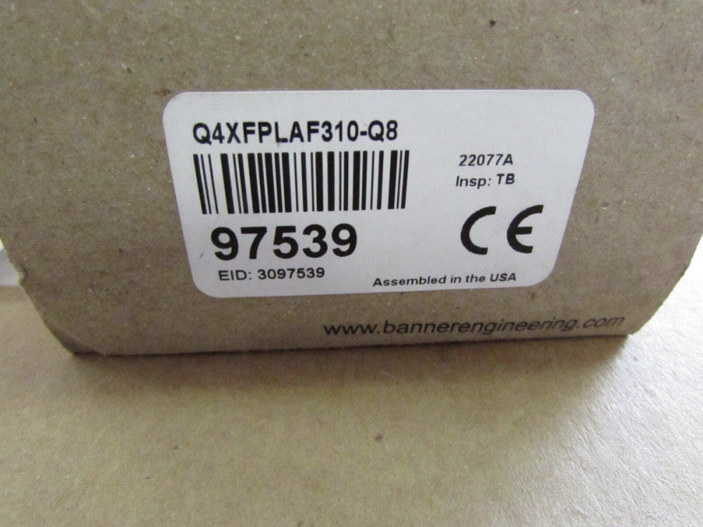Banner Engineering, 97539 Stainless Q4XFPLAF310-Q8 RUGGED LASER DISTANCE SENSOR