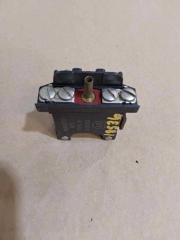Allen Bradley 9A Bulletin 815 Type B Size 0/1 Left Hand Overload Relay X-36182