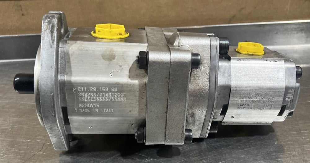 211.20.153.00 Hydraulic Gear Pump Aluminum SNW2NN/014R106GF Nos Surplus No Box