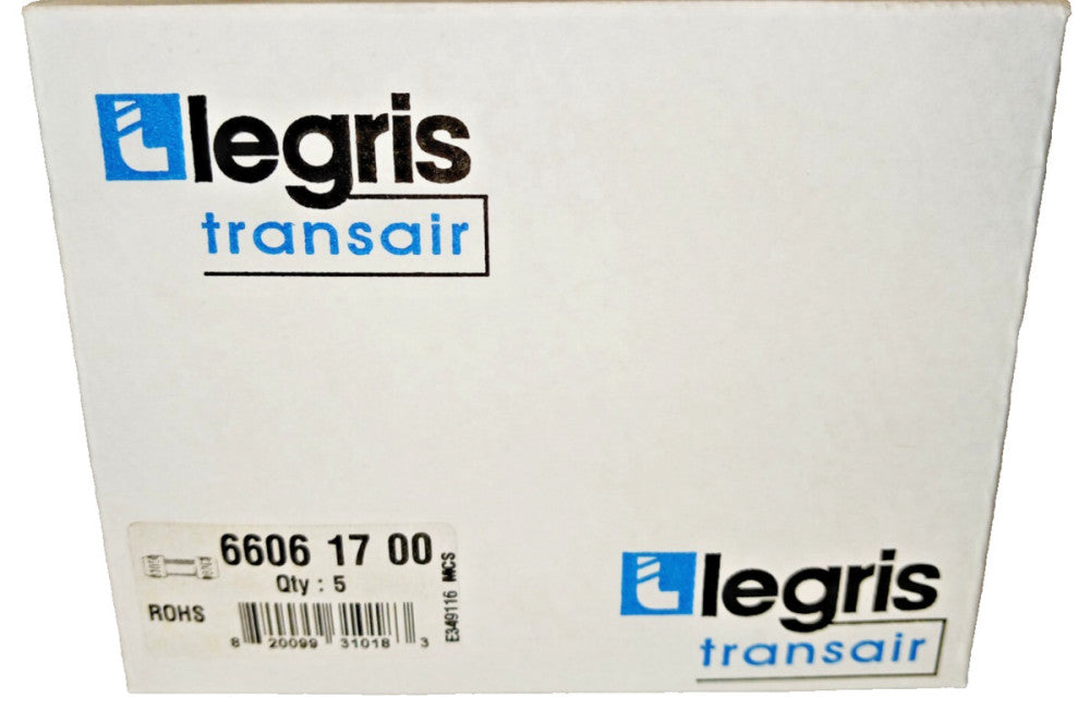 5) NEW TRANSAIR 1/2" DN16 PUSH-TO-CONNECT PIPE UNION CONNECTOR  6606 17 00