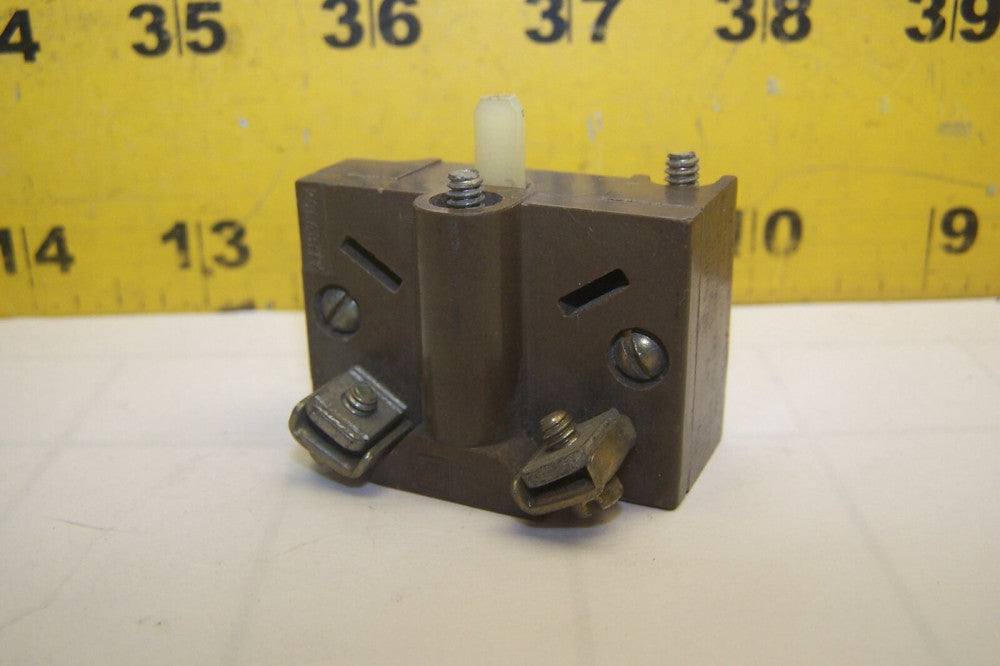 SQUARE D BROWN STANDARD CONTACT BLOCK NORMALLY OPEN 600 VAC  9001KA2  SERIES B