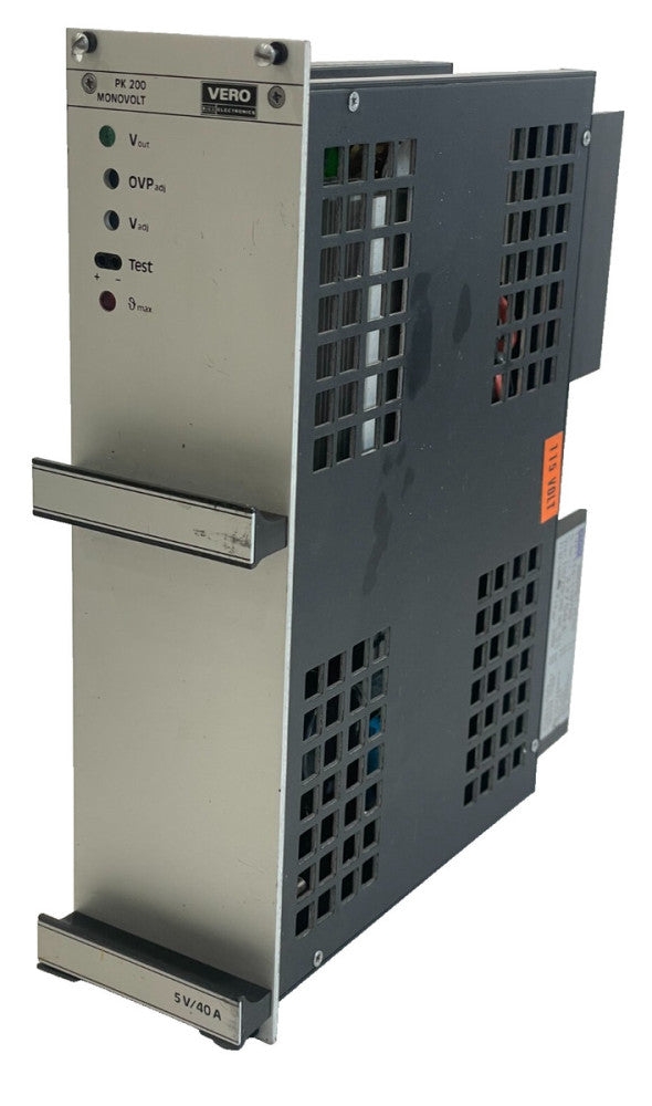 USED VERO ELECTRONICS 116-44898B POWER SUPPLY 11644898B MONOVOLT PK200