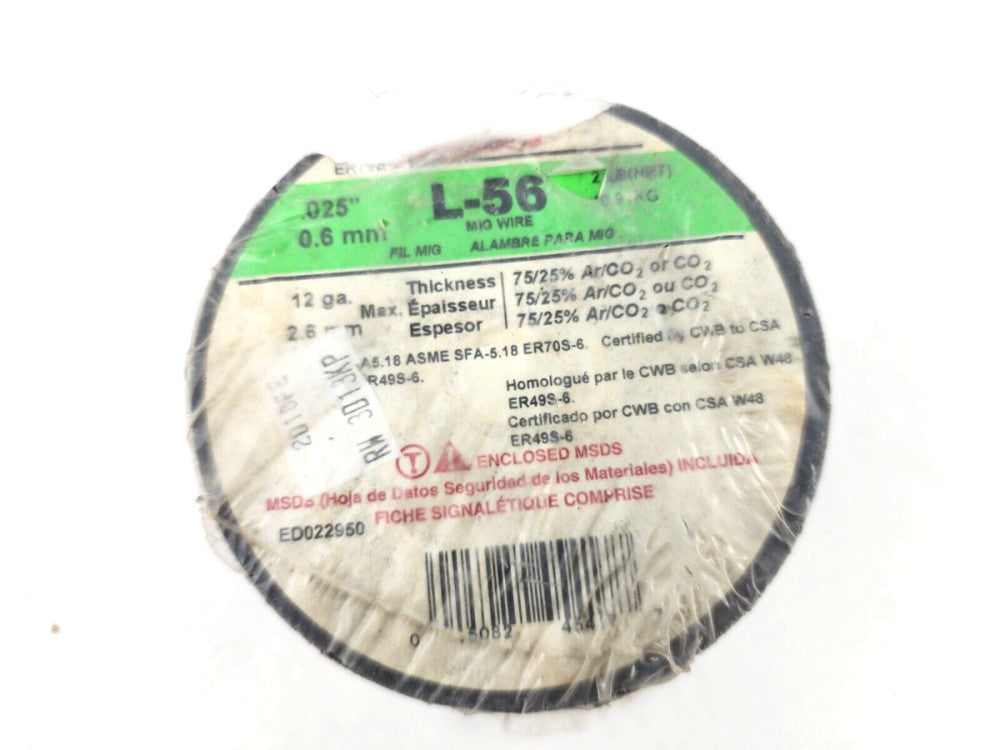 NOS Lincoln L-56 Mig Wire .025" 0.6mm ED022950