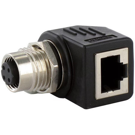 Murrelektronik 7000-44681-0000000 Adapter,M12,Female,Straight,Rj45
