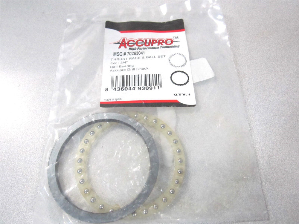 (ACB1979000000) Drill Chuck Thrust Race & Ball for 3/4" Ball Bearing Drill Chuck
