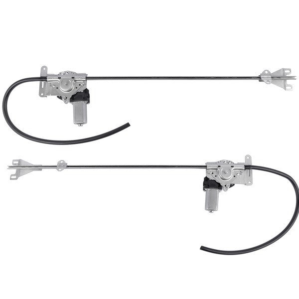 Front Left + Right Power Window Regulator w/Motor Fit for Freightliner Argosy Co