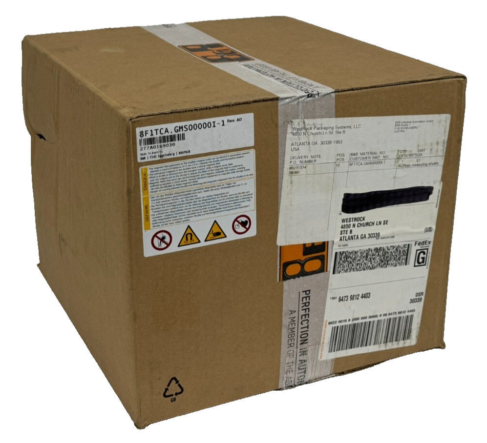 NEW B&R 8F1TCA.GMS00000I-1 ACOPOStrak MEASURING SHUTTLE REV. A0