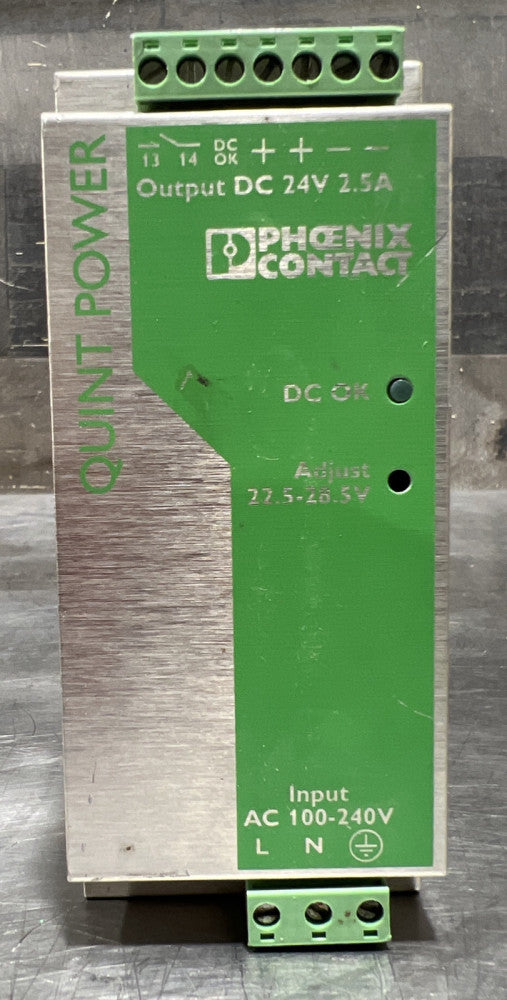 PHOENIX CONTACT QUINT-PS-100-240AC/24DC/2,5 Nos Surplus No Original Box