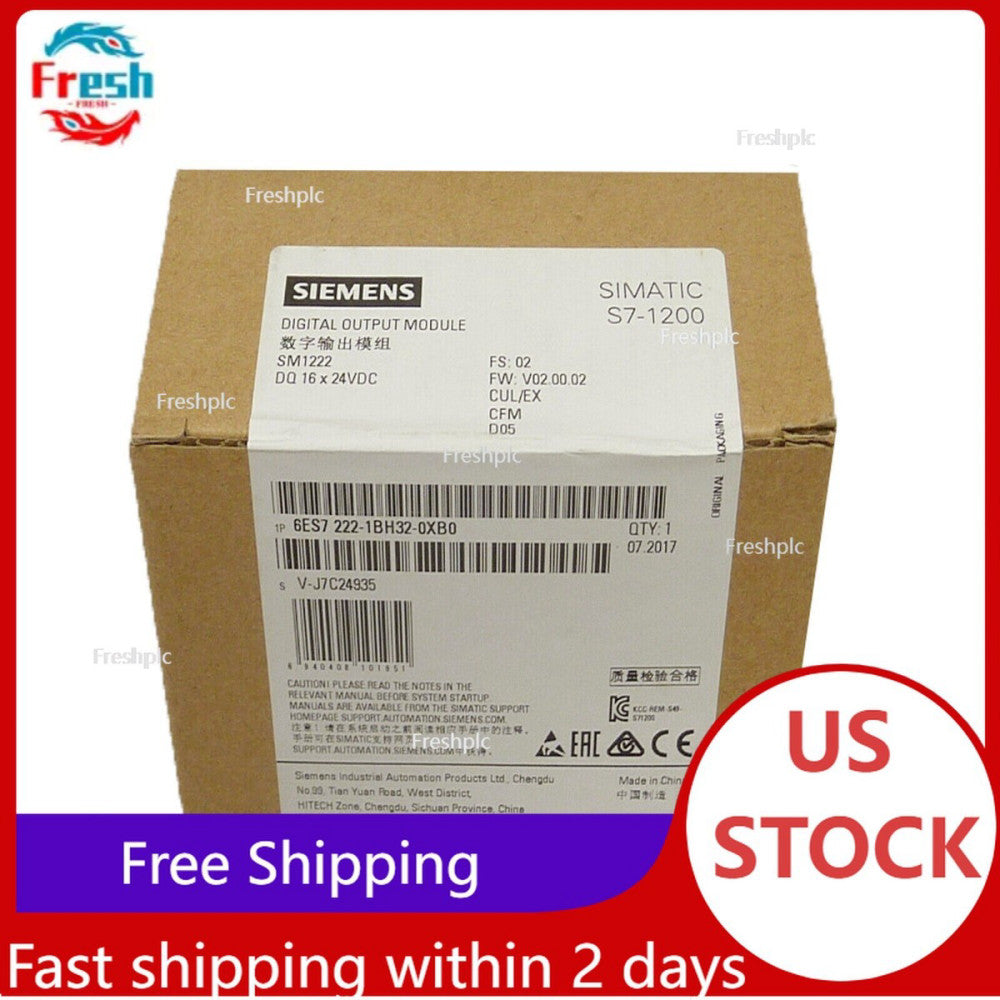 New Siemens 6ES7 222-1BH32-0XB0 6ES7222-1BH32-0XB0 S71200 Digital output SM 1222