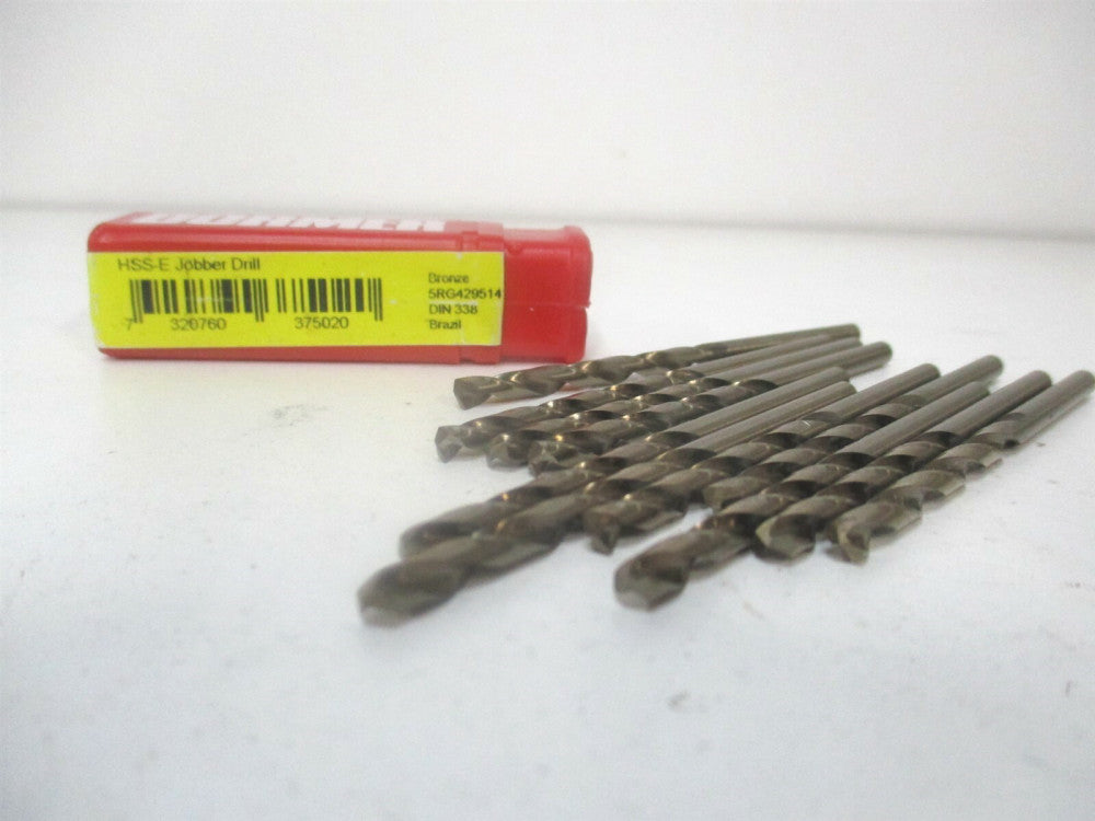 Dormer (0375020) 3.5mm x 70mm 135° Cobalt Straight Jobber Drill - Pack of 11 
