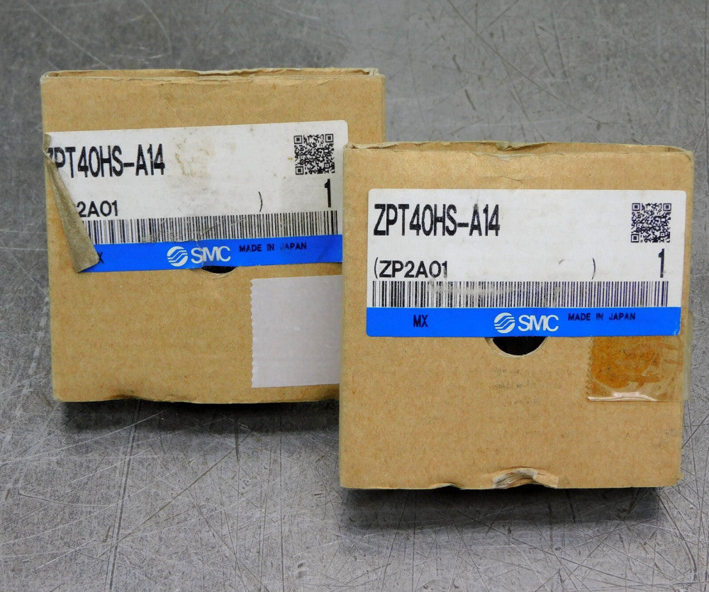 SMC ZPT40HS-A14 Ribbed Pneumatic Vacuum Cup Silicon 40mm Cup DIA Lot of Two (2)