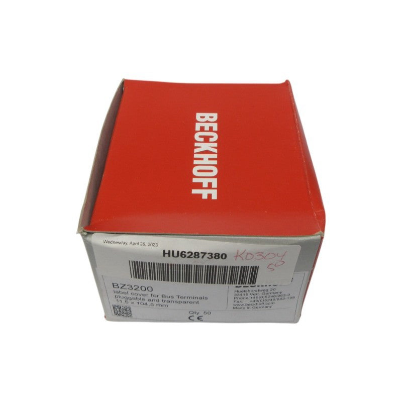 BECKHOFF BZ3200 (PKG OF 50) NSMP