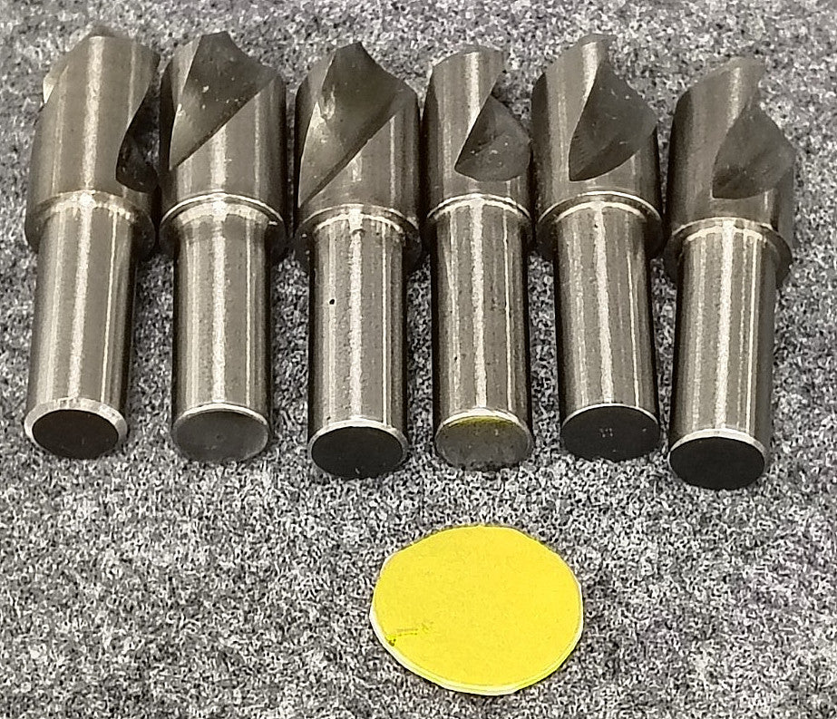 UNBRANDED 1/2" 2 FLUTE COUNTERSINKS 2" OAL STEEL MATERIAL ****LOT OF 6****
