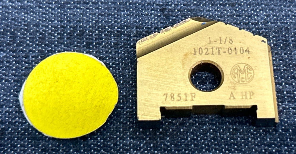 ALLIED MACHINE DRILL INSERT 1021T-0104  DIAMETER 1-1/8" SERIES #2 T-A