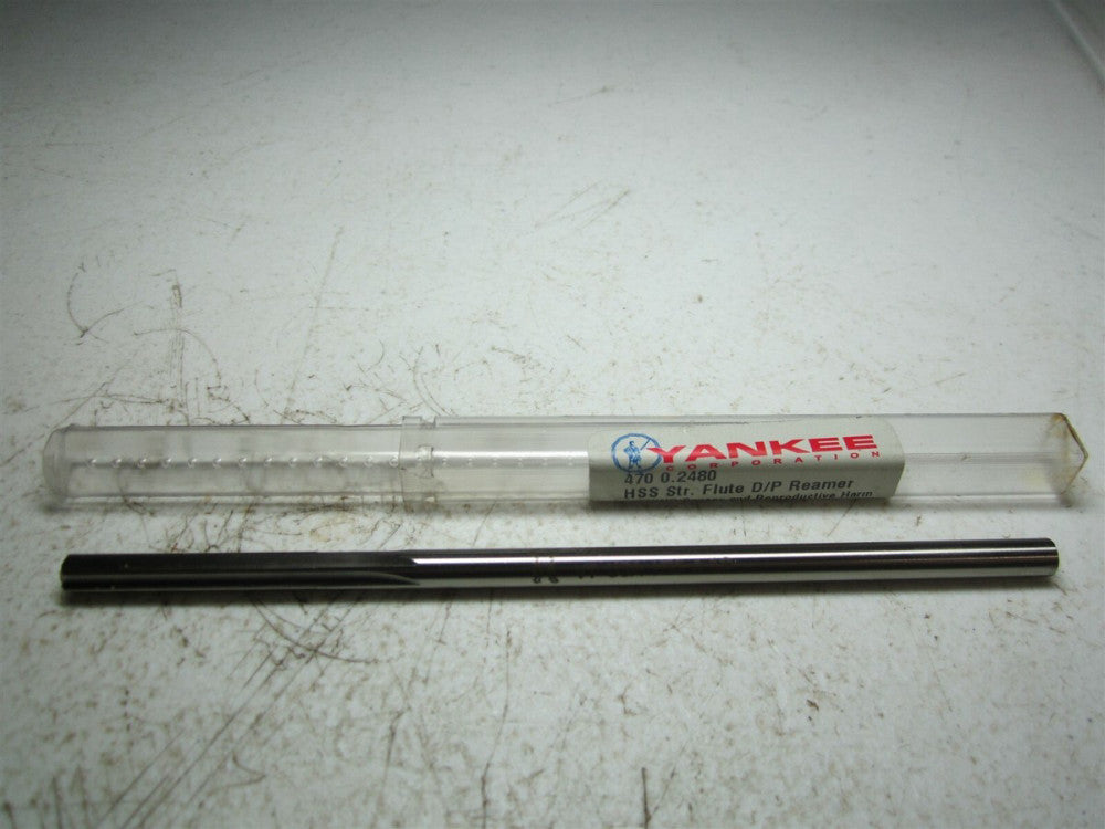 Yankee (470) 0.2480 High Speed Steel 6 Flute Straight Flute Reamer
