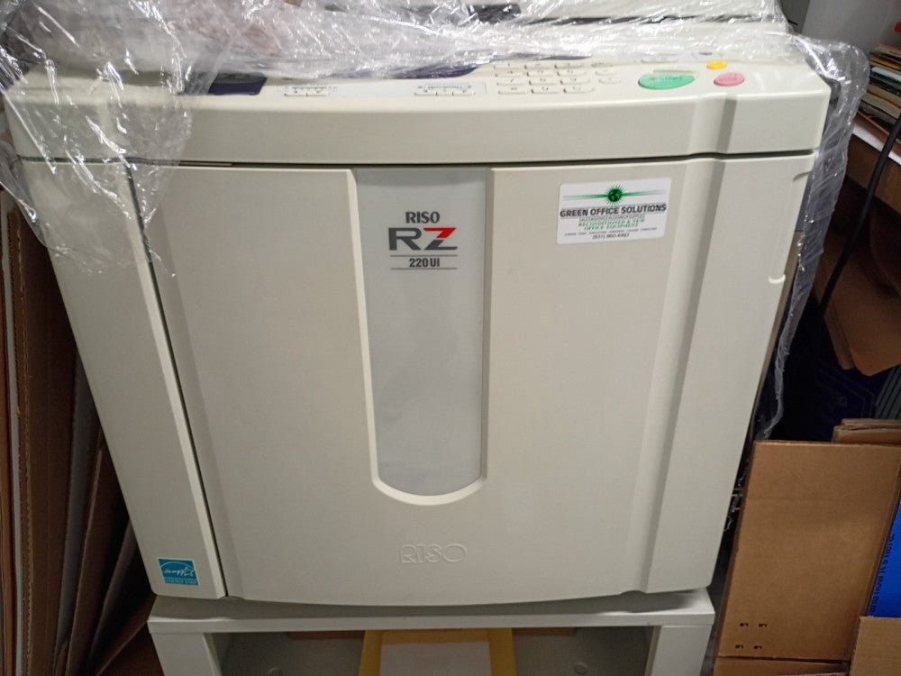 Riso RZ220 UI Tested MAKES EXCELLENT PRINTS Risograph + Manual Zines DIY 