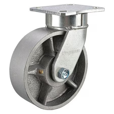 Zoro Select P27s-D060nr-16 Kingpinless Swivel Caster,3500 Lb,7-1/2 In H