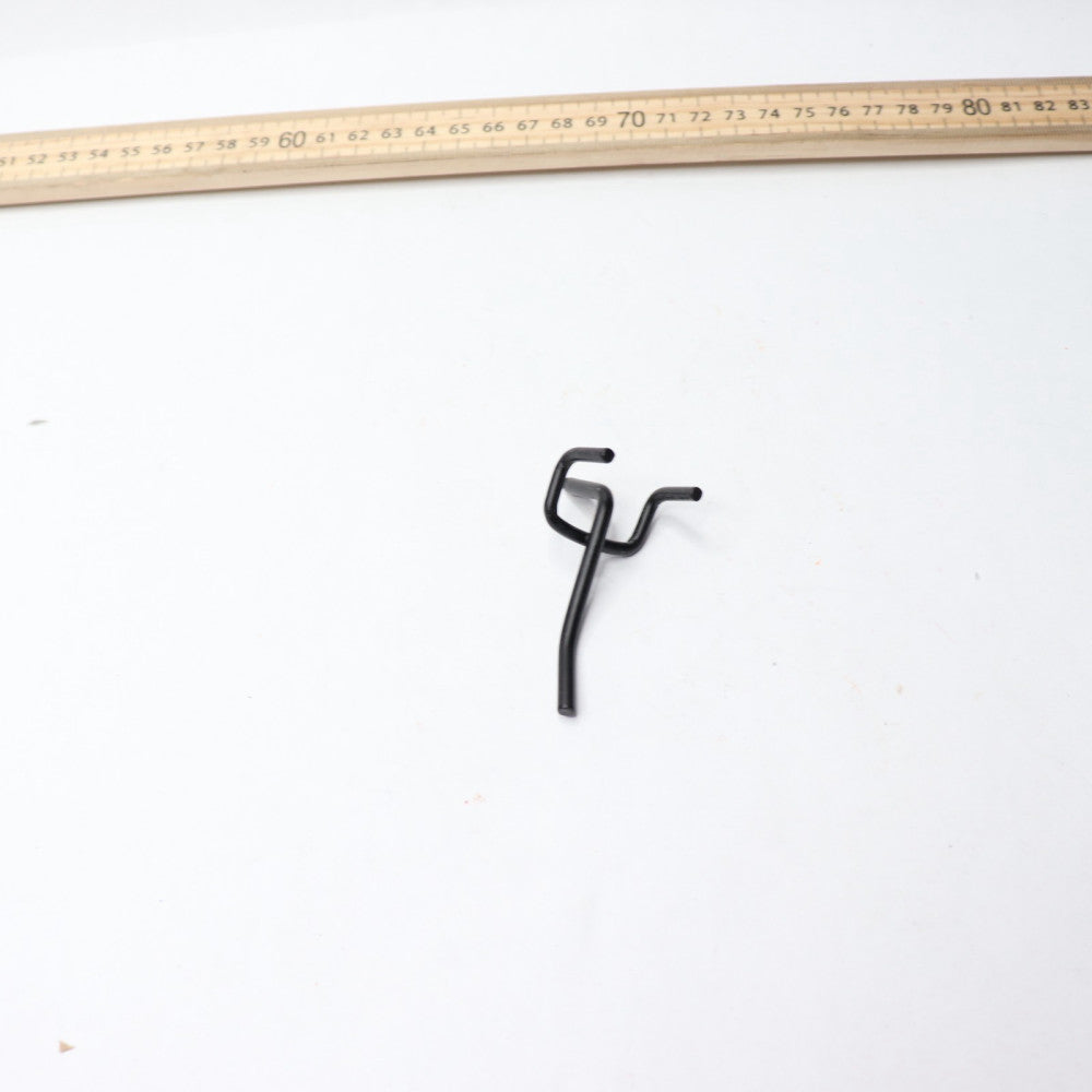 (50-Pk) Wall Pegboard Hooks Plastic Black