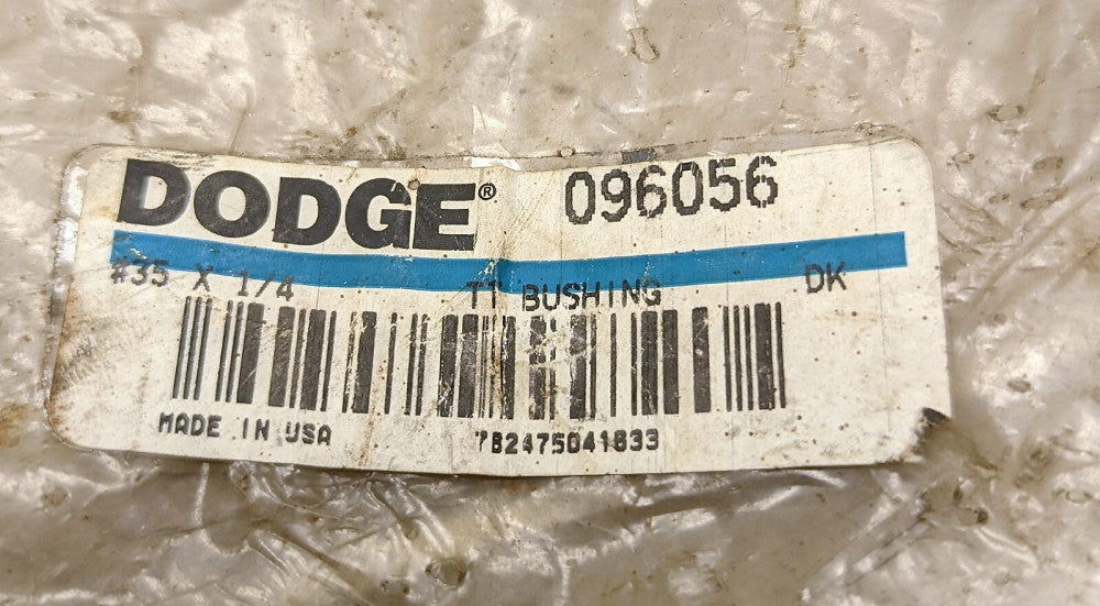DODGE 096056 TORQUE TAMER BUSHING #35X1/4 NEW IN FACTORY BAG 782475041633 [OF15]