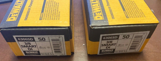100 x New Dewalt Steel Dropin 3/8" x 1-9/16" Concrete Anchor 2 boxes of 50