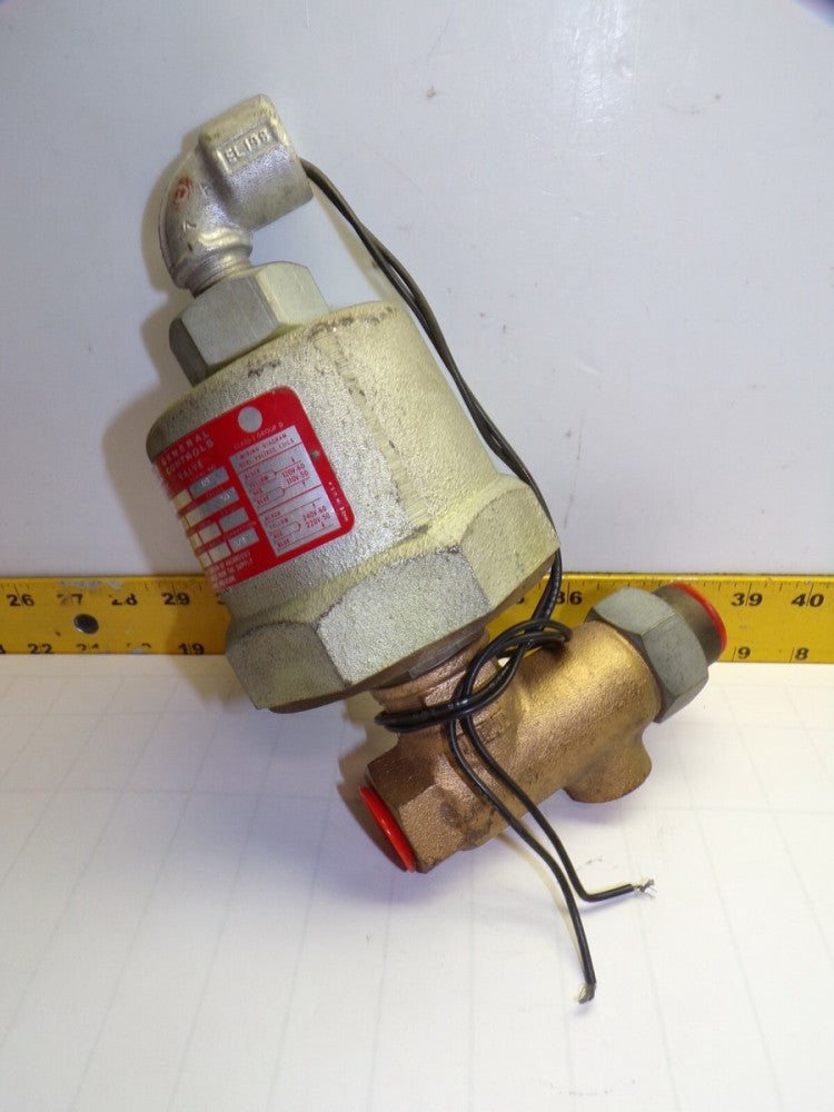 NEW ITT 3/4" GENERAL CONTROLS MAGNETIC VALVE 110/120 VAC 28 WATT  K10DB407