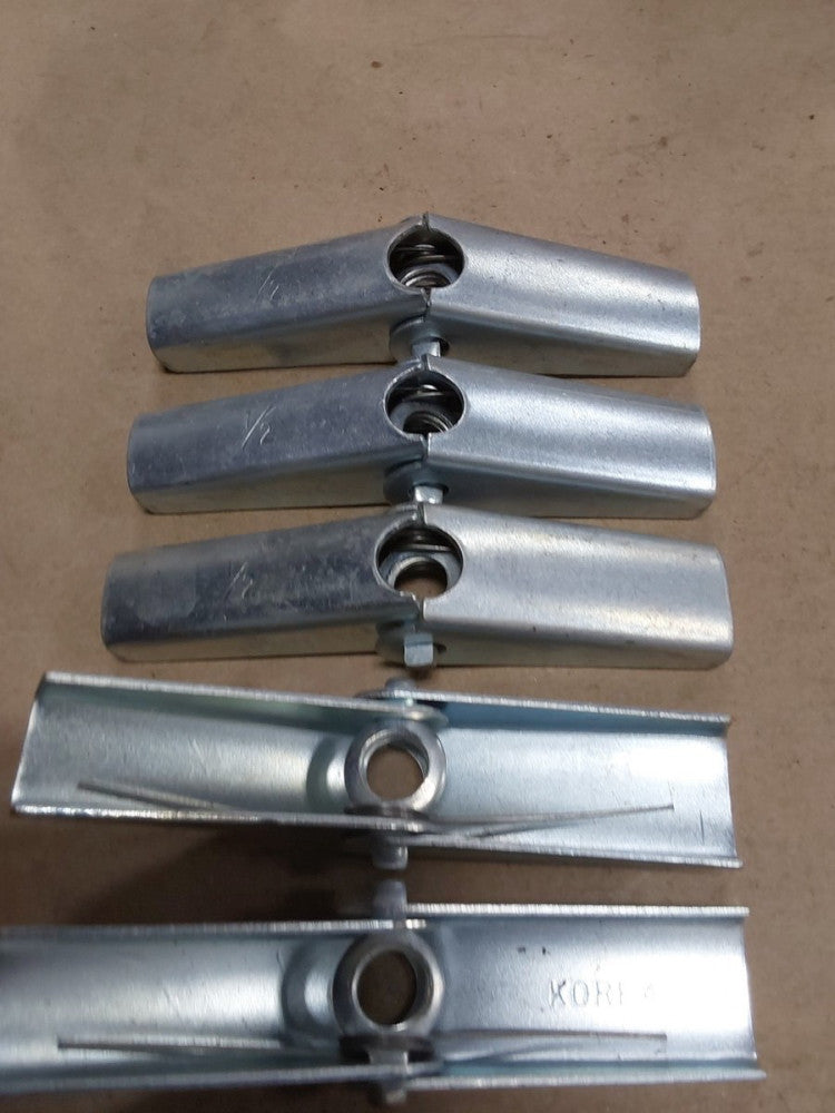 1/2"x4"1/2 Coarse Thread Toggle Wing Only / Spring (Set Of 5)....F118