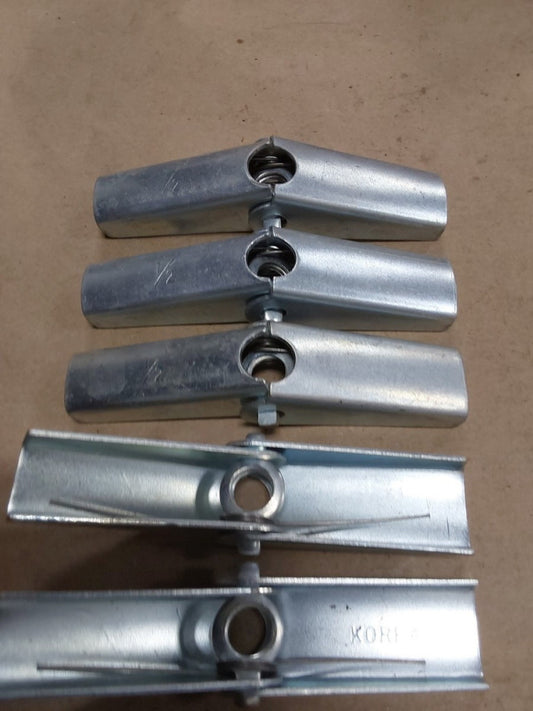 1/2"x4"1/2 Coarse Thread Toggle Wing Only / Spring (Set Of 5)....F118