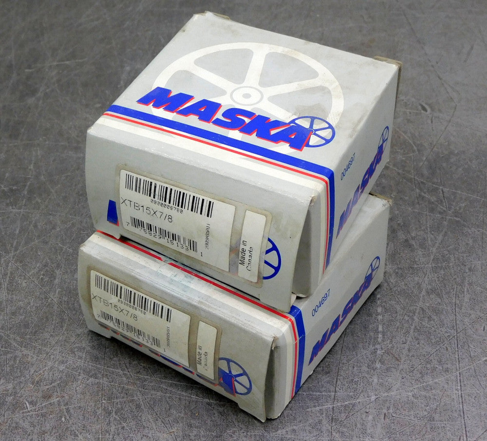 Maska XTB15X7/8 Pulley Bushing Sheave 7/8" Bore Lot of Two (2)